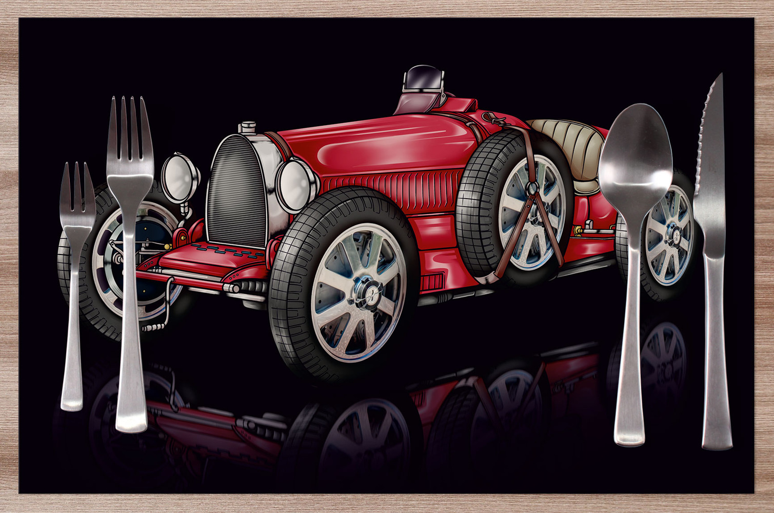Prostírání Bugatti type 2
