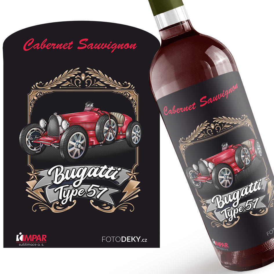 Víno Bugatti type 2 (Druh Vína: Červené víno)