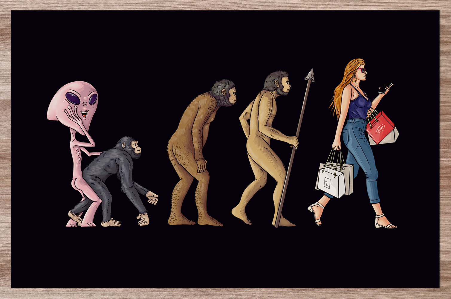 Levně Prostírání Evoluce – shopping
