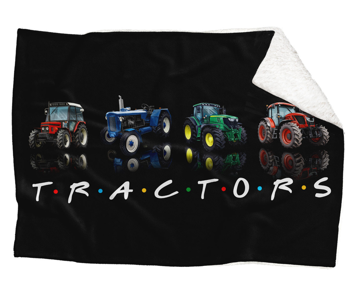Levně Deka Tractors (Podšití beránkem: ANO)