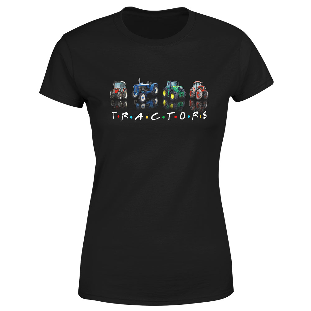 Tričko Tractors (Velikost: S, Typ: pro ženy, Barva trička: Černá)