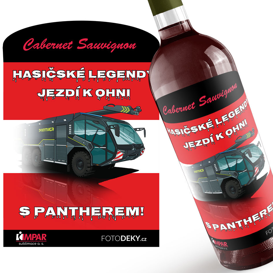 Víno Panther černý (Druh Vína: Červené víno)
