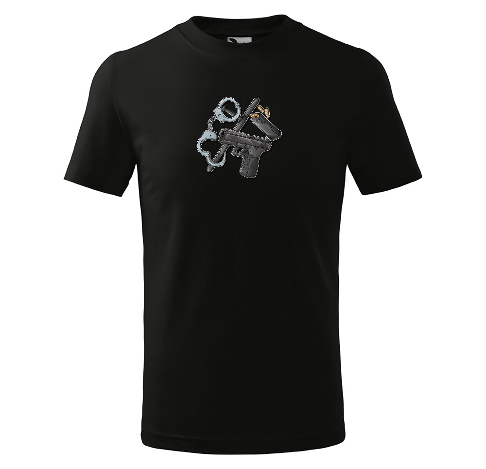 Tričko Glock – dětské (Velikost: 158, Barva trička: Černá)