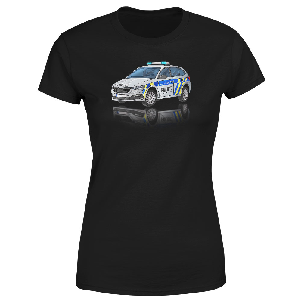 Tričko Policejní Scala (Velikost: XS, Typ: pro ženy, Barva trička: Černá)