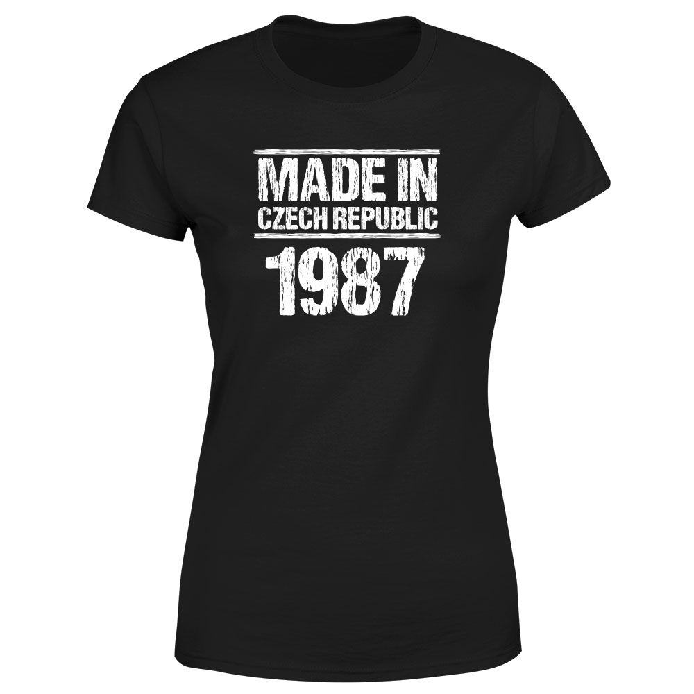 Levně Tričko Made In (dámské) (rok: 1987)